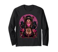 Freya Gotico Baddie Bubblegum Mitologia Norrena Dea Maglia a Manica