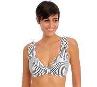 Freya Jewel Cove High Apex Ferretto Bikini Top Donna con Gancio J (7230), A righe nere., 4 E