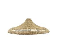 FREYA - Paralume naturale in erba marina, stile bohémien, H22 cm, per montaggio elettrico E27