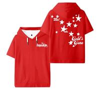 Freya Skye Gold's Gone - Maglietta unisex a maniche corte da uomo e da donna, per attività all'aperto, Rosso, M