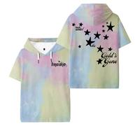 Freya Skye Gold's Gone - Maglietta unisex a maniche corte da uomo e da donna, per attività all'aperto, Tintura a nodo., M