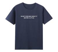 Freya Skye Not Even Mad About It Merch T-Shirt Girocollo Manica Corta Cotone Tee Uomo Donna Streetwear Top, Marina Militare, M