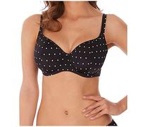 Freya Top da Donna Standard Jewel Cove con Ferretto e Scollo a Cuore, Nero, 5 E