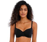 Freya Top da Donna Standard Jewel Cove con Ferretto e Scollo a Cuore, Nero Tinta Unita., 6E