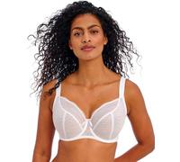 Freya Women's Fancies Underwire Balcony K Cup Bra, Bianco, 36 GG