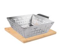 Freyersbacher Cestello per grigliare in acciaio inox 24,9 x 21 x 7 cm,
