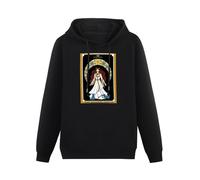 Freyja Tarot Card Shirt Norse Pagan Witch Wiccan Clothing Wicca Wheel of Fortune Mens Hoody Hoodie Black L
