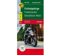 Fichtelgebirge, motorcycle map 1:200,000, freytag & berndt (Map)