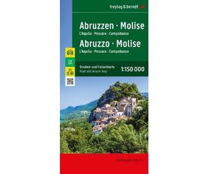 Freytag-Berndt Abruzzo - Molise - Road and leisure map (Map)