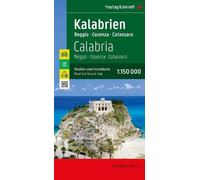 Freytag-Berndt Calabria, Road and Leisure Map, 1:150.000, (Map)