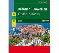 Freytag-Berndt Croatia - Slovenia, Country Map 1:150.000 (Map)