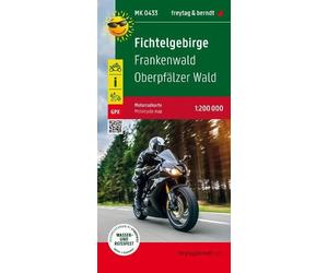 Freytag-Berndt Fichtelgebirge, motorcycle map 1:200,000, freytag & berndt (Map)