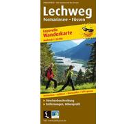 Freytag-Berndt Lechweg, Formarinsee - Fussen, Walking map 1:25.000 (Map)