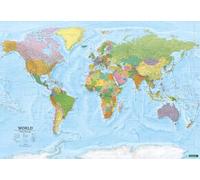 freytag & berndt Poster World map XXL, english 1:15 Mio.: 184 x 127,3 cm, Wall Map: WELT PI MMT