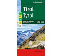 freytag & berndt Straßenkarte Tirol 1:150.000: Straßen- und Freizeitkarte, mit Infos, Top Tips, Innenstadtpläne, Radrouten: OER 077