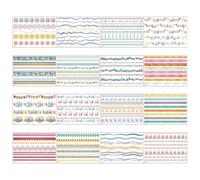 Frfik Adesivi di Pasqua per | 16 pezzi decalcomanie con glitter pasquale resistenti all'acqua,Adesivi decorativi | Per Scrapbooking Sala Festa Diario Planner Natale Finestra Parete