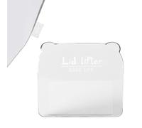 Frfik Alzasedile WC in PP - Rialzo per Sedile WC da 7 cm, linguette di Sollevamento Coperchio | Manico apricoperchio Rinforzato, Accessorio da Bagno igienico e Pulito per casa e Toilette domestiche