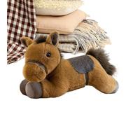 Frfik AnimaDi Peluche A Forma Di Cavallo | Bambola Imbottito Cartoon,Cavallo Morbido 30 cm,Per I Bambini I Ragazzi Gli Adulti Il Soggiorno La Camera Da L'Ufficio E Il Tavolo