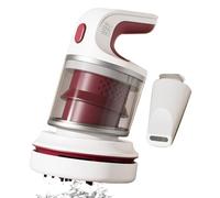 Frfik Aspirateur d’Ordinateur - 6 Pouces Mini | PP Portable - Nettoyeur Sans Fil Compact à Double Aspiration avec Brosse et Buse, idéal pour Clavier, Bureau, Maison, Voiture ou Voyage Quotidien