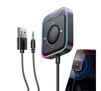 Frfik Aux per auto | Plug and Play ricevitore convertitore - Ricevitore musicale con cavo, per viaggi su strada stereo auto veicolo personale camion audio per pendolari quotidiani