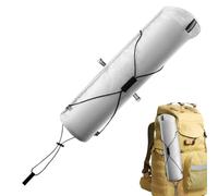 Frfik Borsa portaoggetti per bastoni da trekking, porta bastoni da trekking, per pesca, campeggio all'aperto, zaino in spalla, uso quotidiano, casa e arrampicata, bianco, Refer to description, Unisex