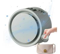 Frfik Clip On Fan for Shirt, 4-speed Low Noise Hands-Free Rechargeable