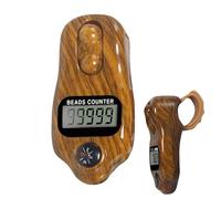 Frfik Contatore elettronico per Le Dita, 7 cm, Digitale, per Preghiera, per Meditazione, Yoga e Sport, contatori a con Display a LED per consapevolezza, Fitness e monitoraggio Quotidiano