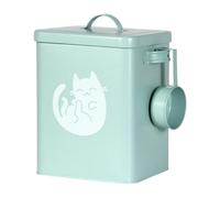 Frfik Contenitore per cibo per cani, 6 l, per cibo per cani, con cucchiaio, anti-umidità, sigillato, dispenser per semi di soia, riso, cuccioli, gatti, coniglietti, topi, fattoria, fienili, dispensa