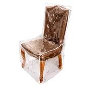 Frfik Copertura per sedia da pranzo, 101 cm, protezione in PVC, impermeabile, protegge i mobili da fuoriuscite e macchie, design adatto per sedie standard, ideale per sale da pranzo, cucine ed eventi