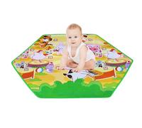 Frfik Crawling mat,Baby Crawling Mat | Hexagon Educational Elastic Play Mats Soft Waterproof | Anti-Slip Shockproof Kids Product Baby Mat For Children Girls Boys Kids