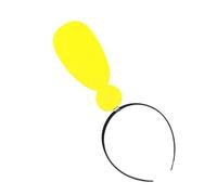 Frfik Fascia per capelli con punto esclamativo - divertente fascia per capelli Miss | per capelli, decorazione elastica per la testa per feste sportive