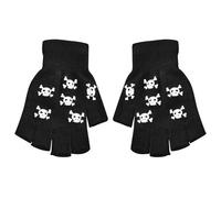 Frfik Guanti Scheletri Bambini | Luminose Halloween Fäustlings Ragazze | Guanti Ciclistici Da Da 50 G Di Bagliore Glow-in-the-dark | Guant In Bicicletta Inquietanti Per Bambini 5-12 Anni Di Accessor