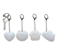 Frfik Luce da borsetta - 4 pezzi con sensore touch ricaricabile, lampada LED da borsetta a forma di cuore, per donne e ragazze, per Natale, compleanno, San, viaggi, feste, pendolari