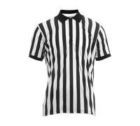 Frfik Maglia D Arbitro | Costume Arbitro a Collo a Righe,Maglia traspirante per Cosplay (Baseball Calcio Lotta Pompons Halloween) per uomo e donna