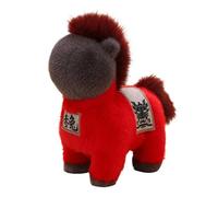 Frfik Plush Doll - Stuffed Animal - Traditional Chinese New Year, Horse Figure Plush Doll For Party Sofa Bed Couch Desk Boys Girls Friends Collectors Girlfriend