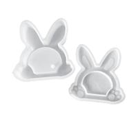 Frfik Rabbit Silicone Mold - 53g Rabbit Casting Mould | Silicone Versatile Animal Shape, Reusable Detailed Casting for Crafts Party Favors Soaps Wax Melts Indoor Outdoor Seasonal Projects Tools