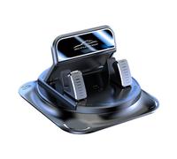 Frfik Supporto per telefono da auto, in policarbonato e ABS, antiscivolo, da cruscotto, girevole a 360°, per smartphone e GPS