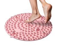 Frfik Tappetino per riflessologia per piedi, tappetino per massaggio rilassante, pieghevole, strumento per massaggi con pietre da passeggio, portatile, ad alta elasticità, per camminare e stare seduti