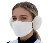 Frfik Winter Face Mãsk - Passamontagna con paraorecchie e fodera in pile 2 in 1, protezione termica per il viso, antivento, traspirante, per donne e uomini, per sci, ciclismo, escursionismo, pendolari