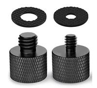 Frgyee Adattatore Per Viti Per Microfono Con Cuscinetti In Gomma Da 5/8 A 1/4 E Da 5/8 A 3/8 Filettato Per Treppiedi Microfono E Fotocamera
