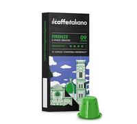 FRHOME Il Caffè Italiano Capsule compatibili con Nespresso, Miscela Firenze Intensità 9, Confezione da 100 Capsule