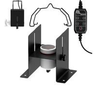 Frhwye Supporto Ceramico Lampada Riscaldante Rettili,Altezza Regolabile per Terrari Vivari con Presa | Supporto per Riscaldatore per Animali da Terrario - per, Lucertole, Tartarughe, Draghi