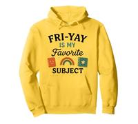 Fri-Yay è Il Mio Soggetto Preferito - Simpatico Insegnante Venerdì Design Felpa con Cappuccio