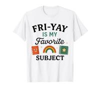 Fri-Yay è Il Mio Soggetto Preferito - Simpatico Insegnante Venerdì Design Maglietta