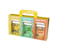 FRIA Body Mist Bundle - Set 3 Acque Profumate Corpo Uomo e Donna (3x50ml): Velvet Spice (Speziata), Jungle Spirit (Fresca) e Tropic Vibe (Fruttata) - Spray Corpo con Cardamomo, Zenzero e Ananas