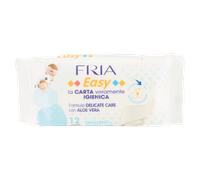 Fria easy carta igienica effetto emolliente 12 salviette
