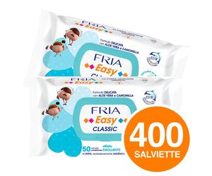 Fria Easy Classic Salviette Intime Biodegradabili Aloe Vera Gettabili nel WC 400