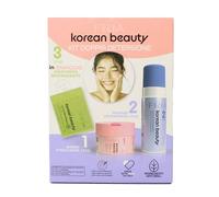 Fria Korean Beauty Kit Doppia Detersione, Burro Struccante Korean Beauty + Mousse Detergente Korean Beauty + Maschera Viso Rigenerante Fria Korean Beauty in Omaggio