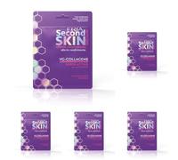 Fria Second Skin Maschera Viso Rimpolpante con Collagene Vegetale, Azione Lifting per Pelli Spente, Dermatologicamente Testata, Confezione da 5 Maschera