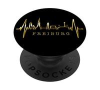 Friburgo in Brisgovia Skyline Cuore Germania I Love Freiburg PopSockets PopGrip Adesivo